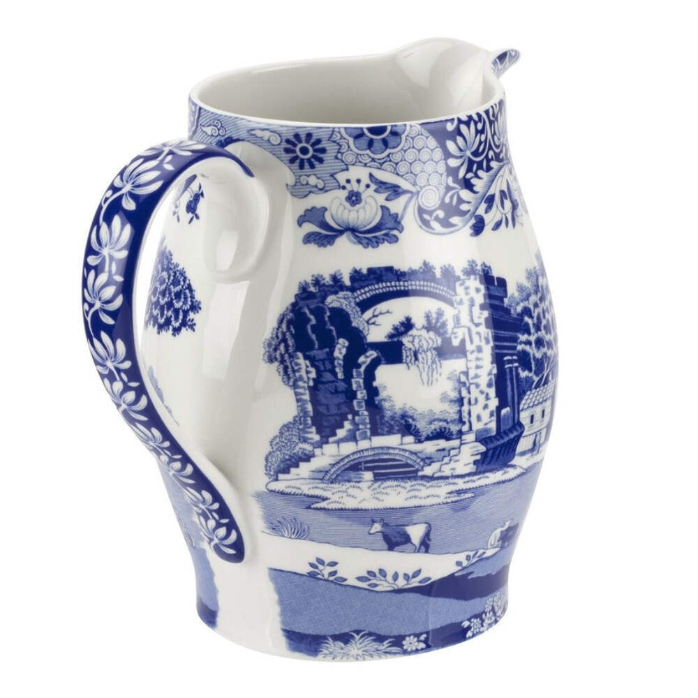 Spode Blue Italian 3.5 Pint Pitcher