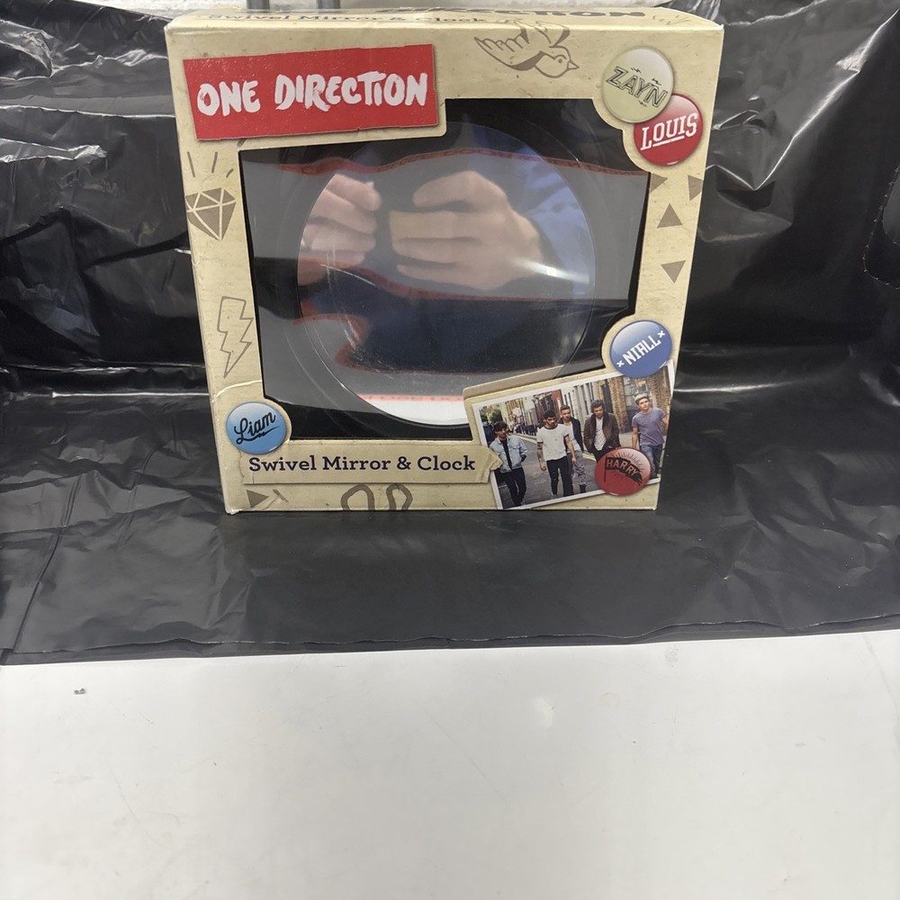 One Direction Swivel Mirror & Clock