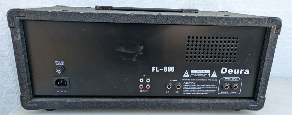 Deura Fl-800 Graphic Equalizer Untested
