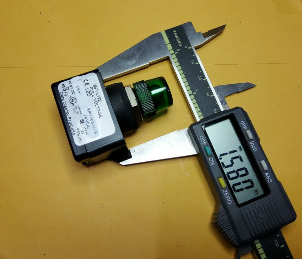 DATA DISPLAY PRODUCTS MFVL122 5/8" LAMP INDICATOR 24VDC