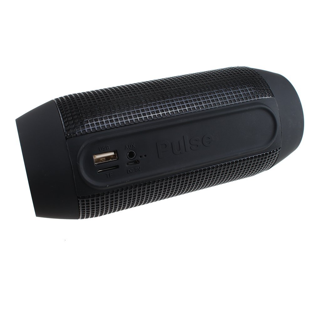 AGPtEK® Multicolor Glowing Wireless Bluetooth Speaker (Black)
