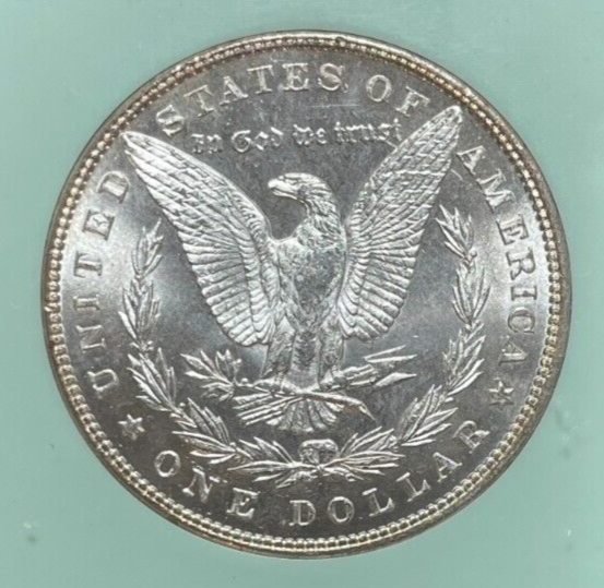 1887 MORGAN SILVER DOLLAR ~ BU+ ~NICE LOOKING COIN~