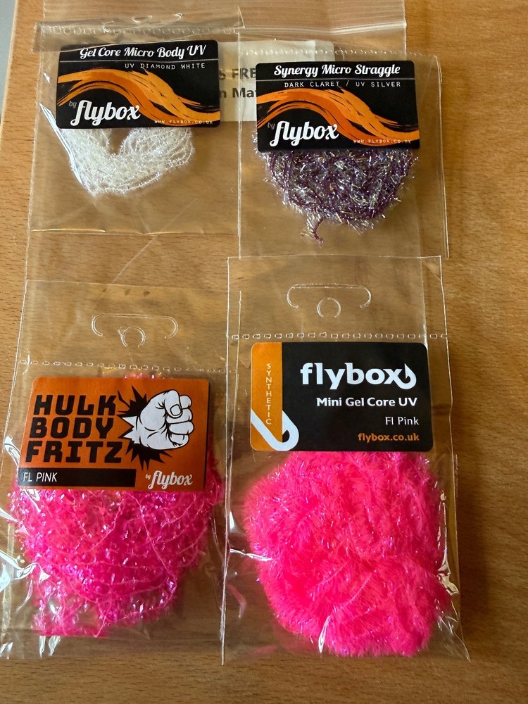Fly tying materials - flybox materials  - selection