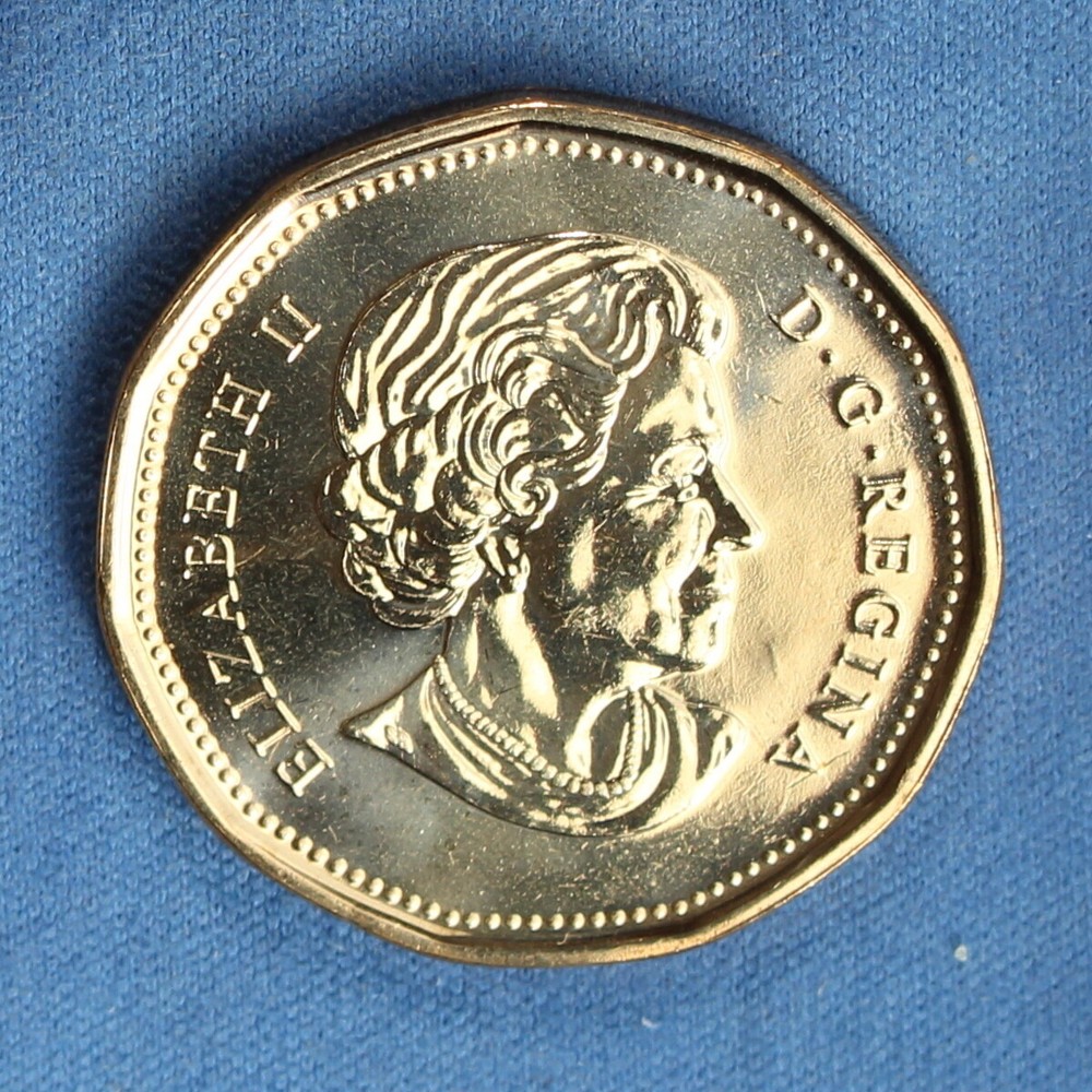Canada 2011 Loonie from a Mint Roll - Special Parks Canada Reverse