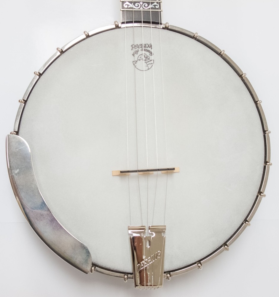 Deering John Hartford Pro 5 String Banjo (Pop On Resonator Missing) w/ Case