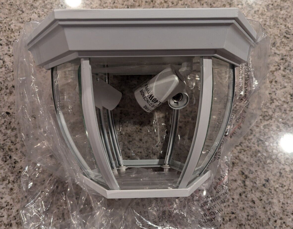 Maxim 1029 White Maxim 11" 3-Light Outdoor Ceiling Light