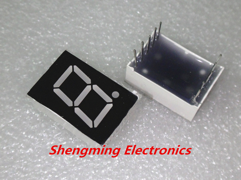 50PCS 0.56 inch 1 digit Red Led display 7 segment Common anode