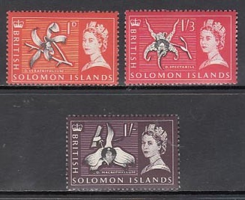 Salomon - Yvert Mail 111-119-124 ** Mnh