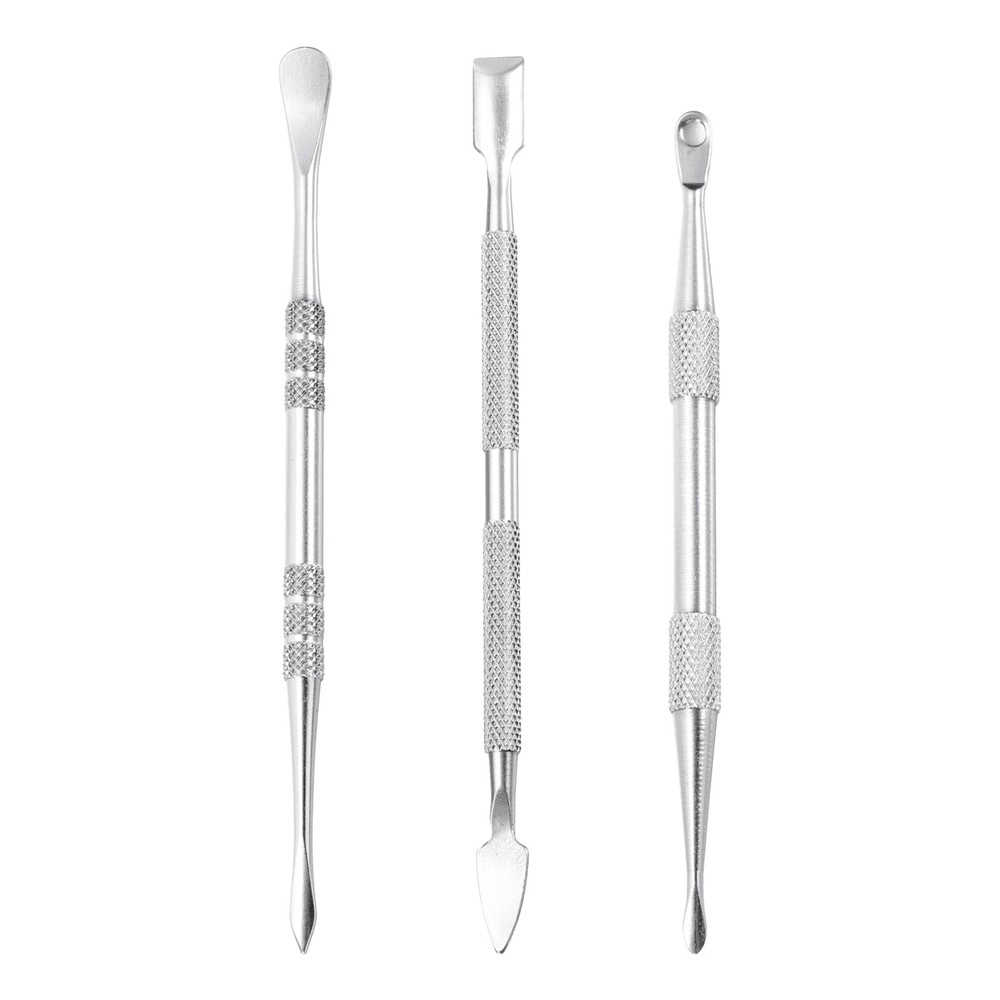 3 Pcs Wax Carving Tools, Silver Tone