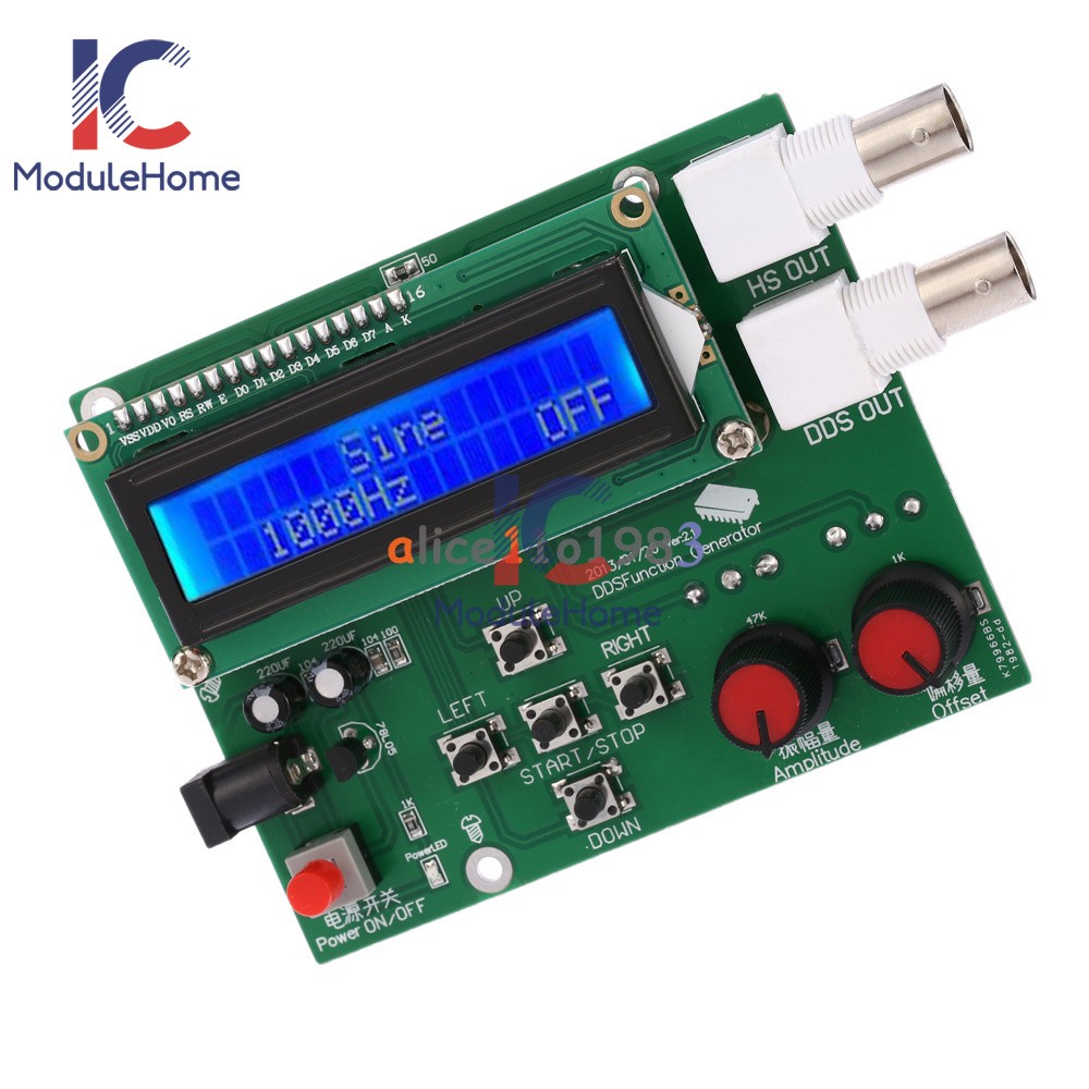 DDS Function Signal Generator Module Sine Square Sawtooth Triangle Wave Kit
