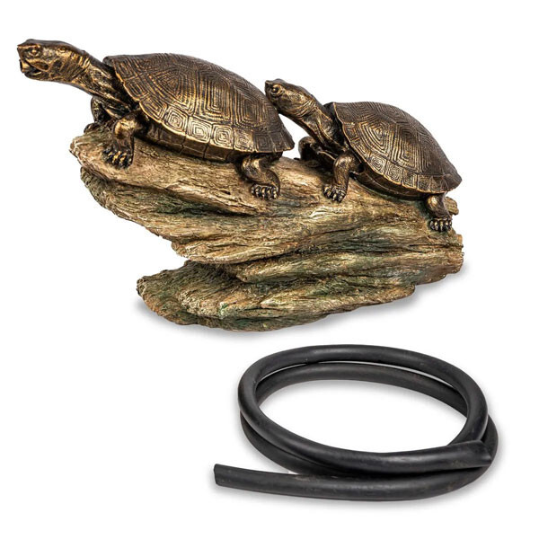 Aquascape Double Turtle on Log Spitter 78372