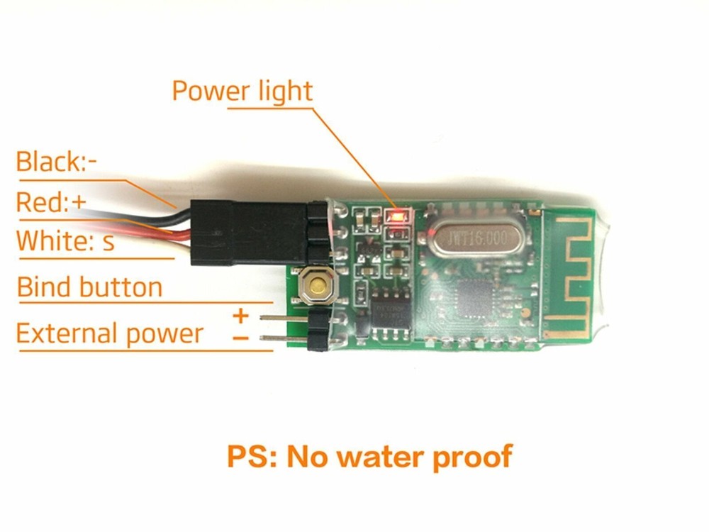 Waterproof Motorized Remote Control Receiver Strap for Electric Skateboard NEW