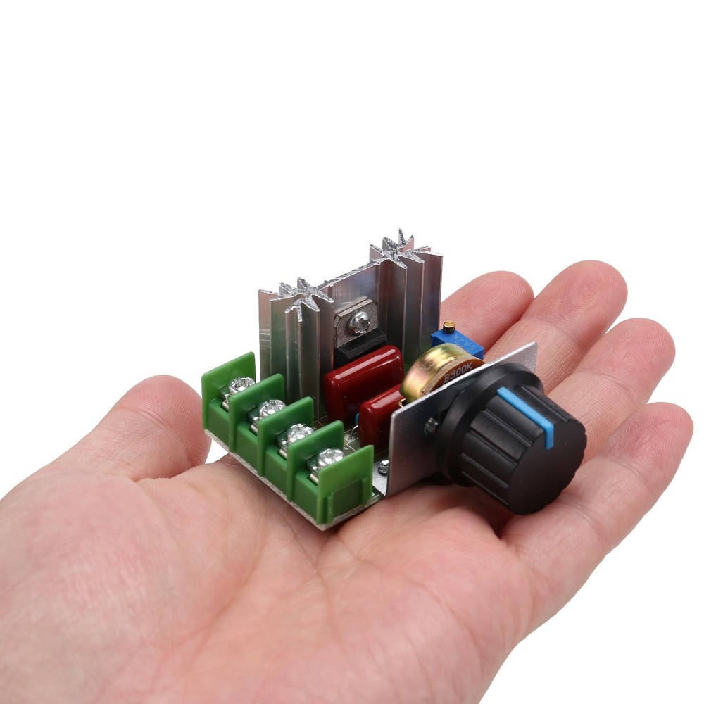 2 Pcs Speed Controller for AC Motor AC 220V 2000W Thyristor Motor Speed5430