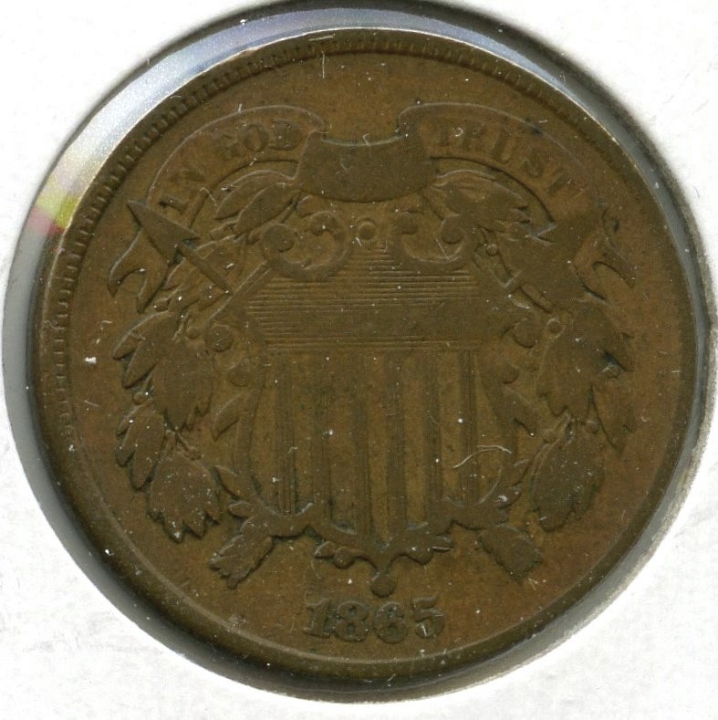 1865 2-Cent Coin - Two Cents - P856