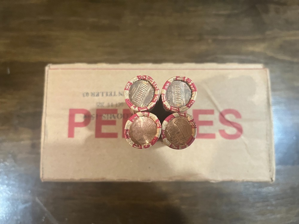 Penny rolls US Circulated "4 Rolls"