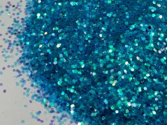 "Light Blue" Medium Cut Glitter