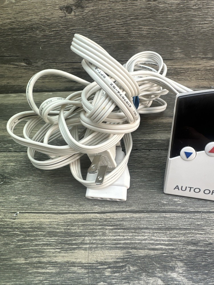 Cannon Heated Bedding Controller TC12B0-D White 120V Auto-Off Replacement Cord
