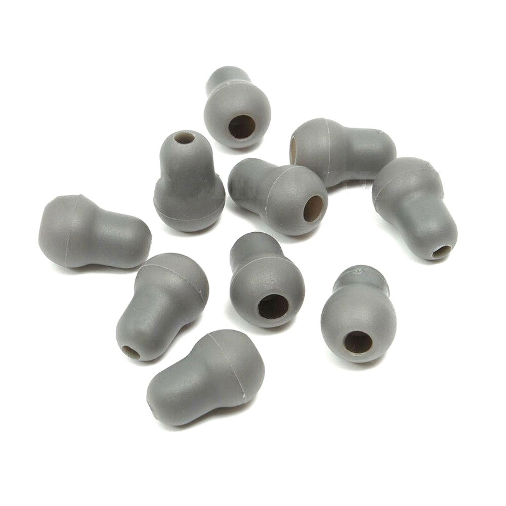 10Pcs Silicone Gray Soft Eartips Earplug Earpieces For Littmann Stethoscope ll