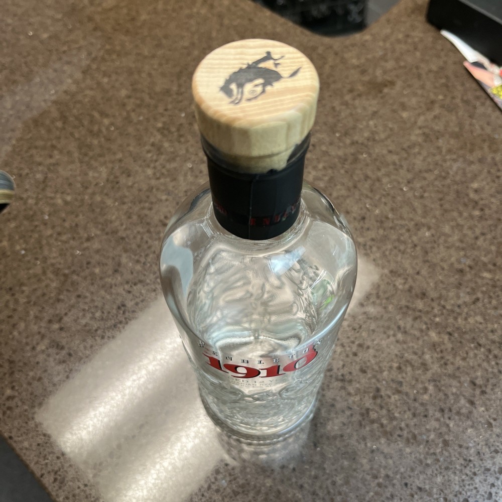 Pendleton Rye Whiskey 1910 Embossed Rodeo Bottle