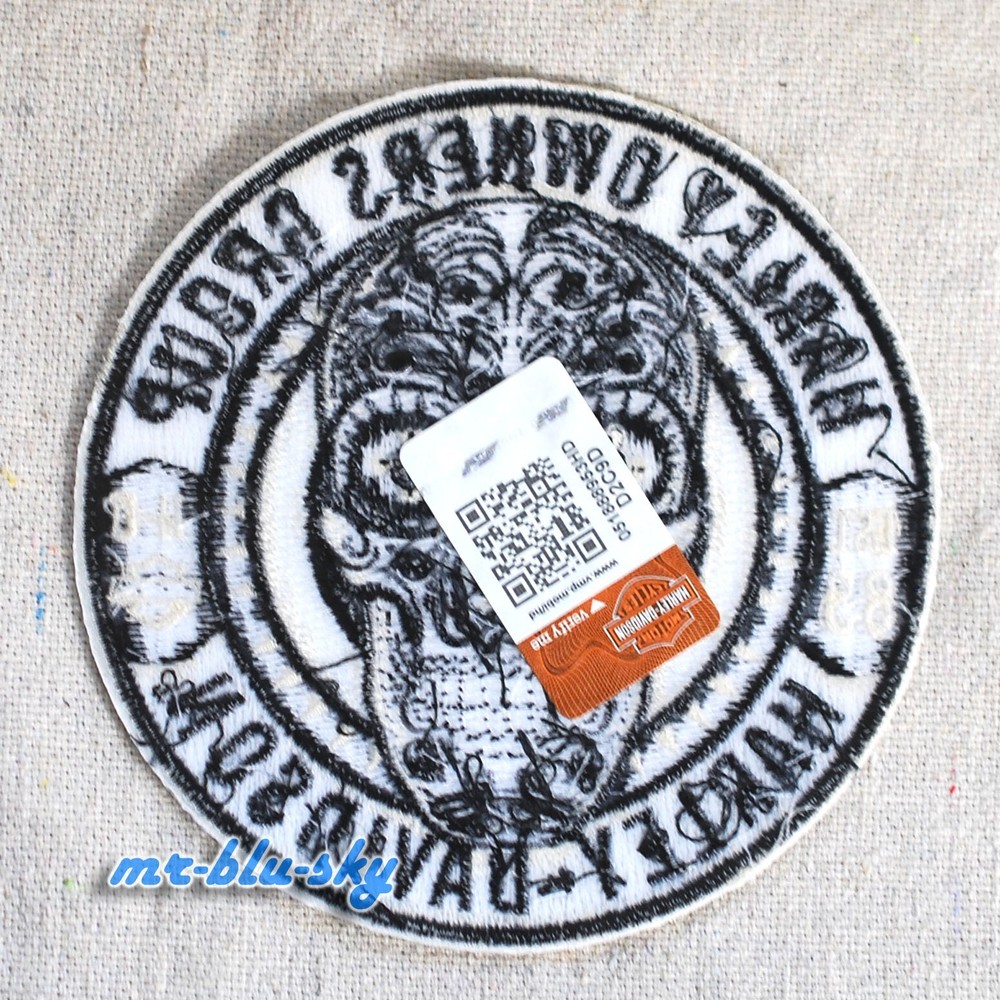 Sugar Skull Patch ~ Harley Davidson Owners Group ~ H.O.G.