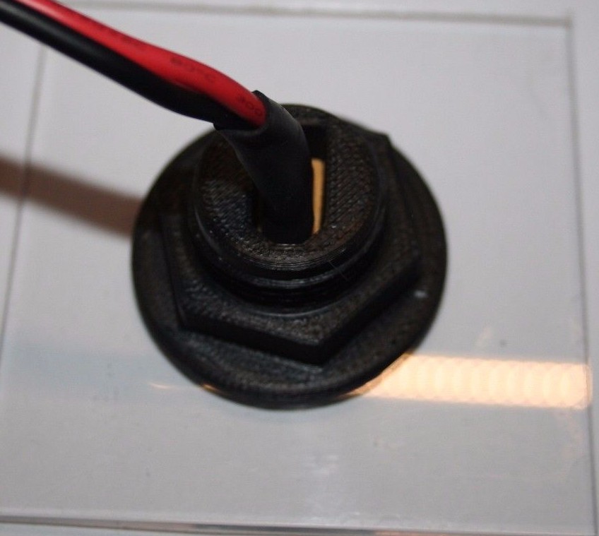 Threaded Panel Mount Adapter, XT60 Connector