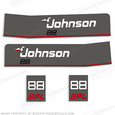 Fits Johnson 88hp SPL Decals