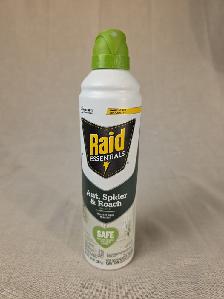 Raid Essentials Ant, Spider & Roach Killer 27 Aerosol Spray, 10 Oz, 16 Available