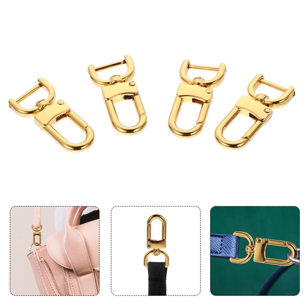 8 Pcs Swivel Hooks for Purses Handbag Side Clips Strap Accessories Buckle