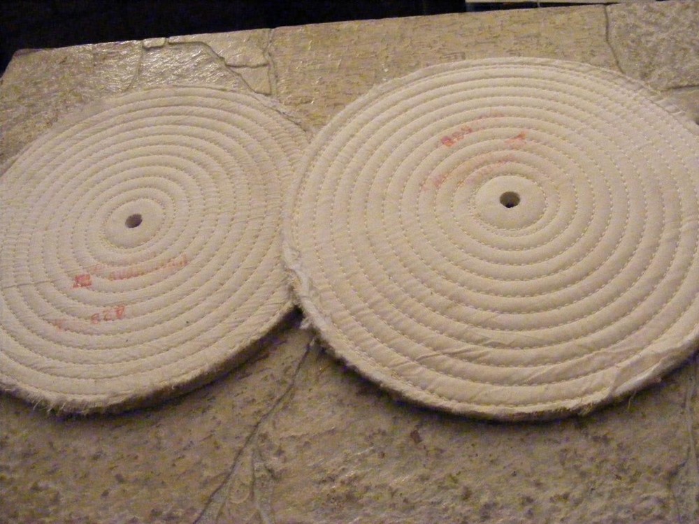 Two 10" Buffer Wheels Disks Buffing tool Pads
