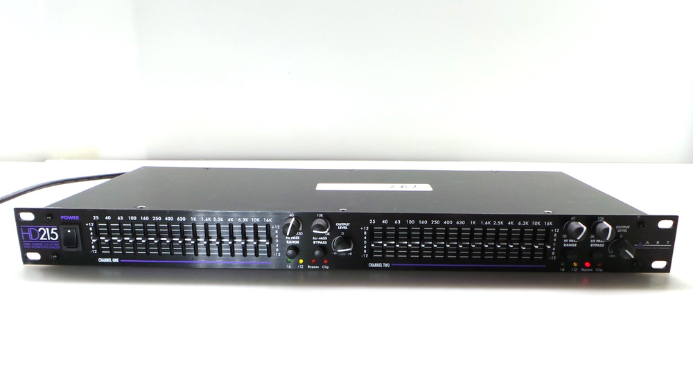 ART HD215 Dual 15-Band, 2/3 Octave High Definition Equalizer - Used - Work