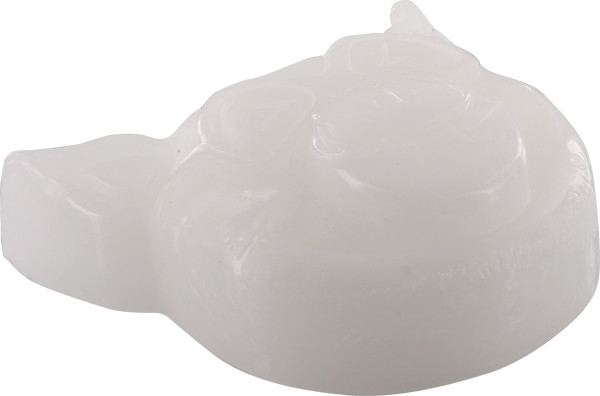 Pig Head Raised Curb Wax White