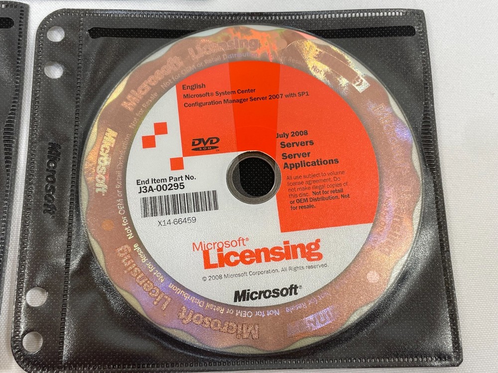 Microsoft System Center Configuration Manager 2007 with SP1 DVD Set Windows PC