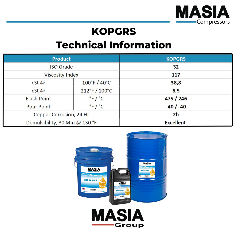 Supra-32 Lubricant for Compressor Compatible with Summit - 55 gal
