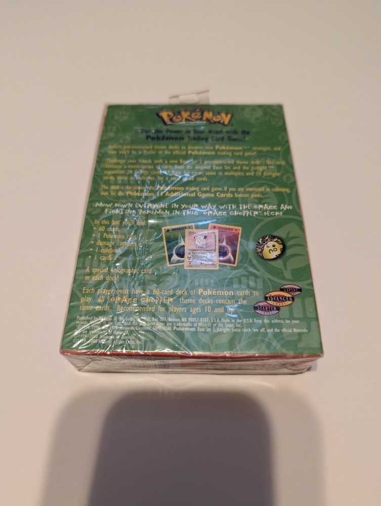 Pokemon Base Set 2 Grass Chopper Theme Deck