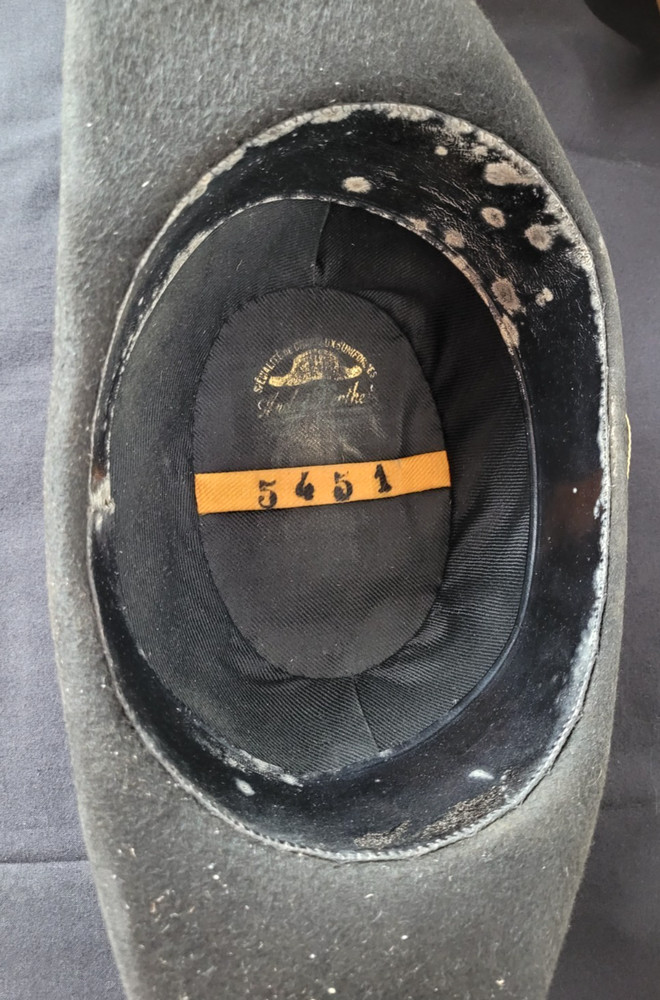 Third Republic Polytechnic School Bicorn in Black Mole Felt