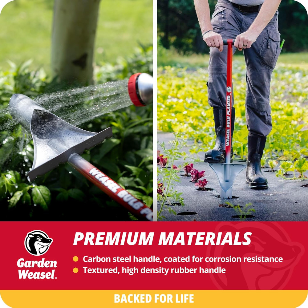 Bulb Planter - Long Handle | Annuals, Ground Cover, Vegetables, Spring and Fall