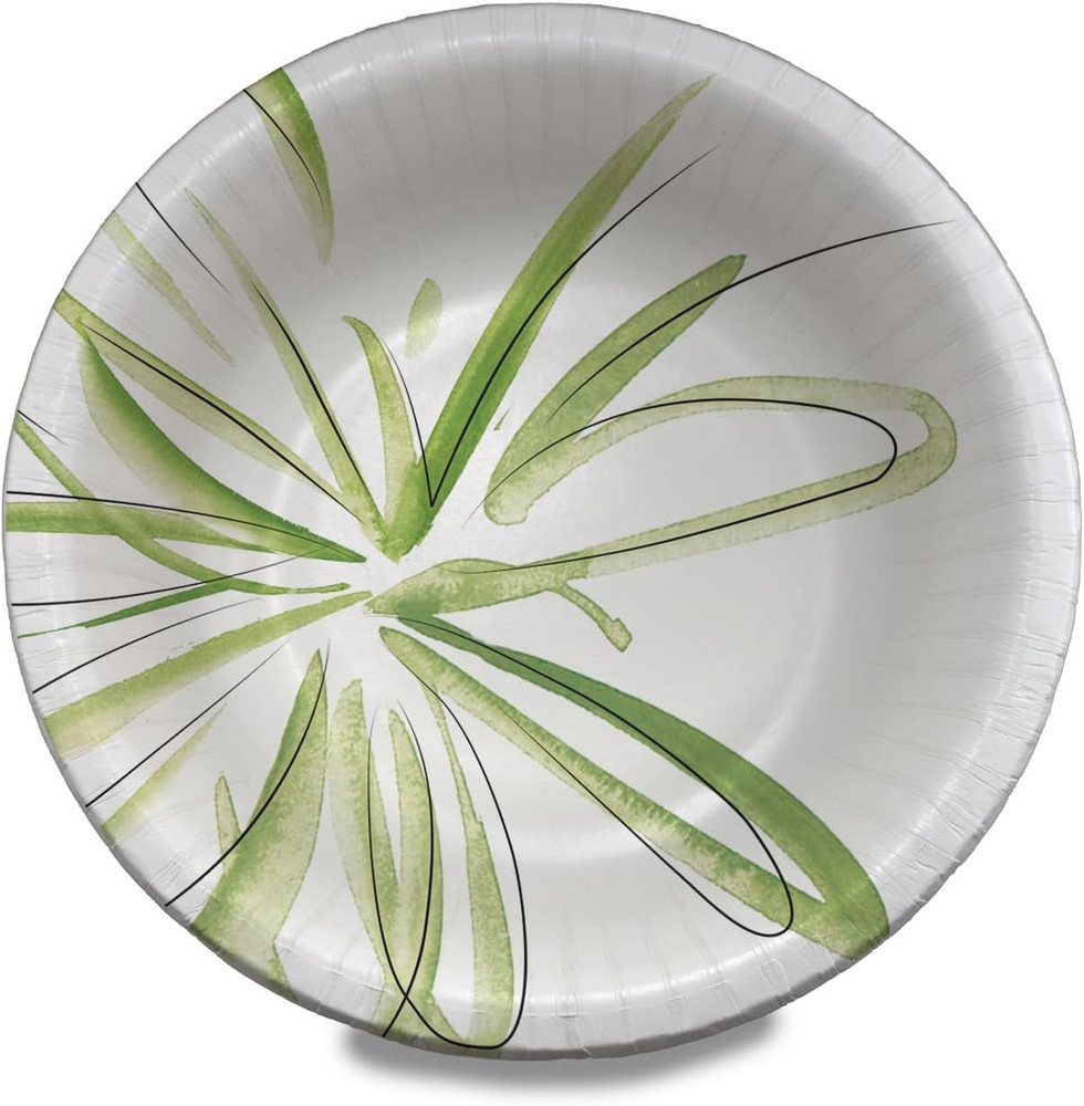 Everyday Paper Bowls, 10 Oz, Disposable, 70 Count, White