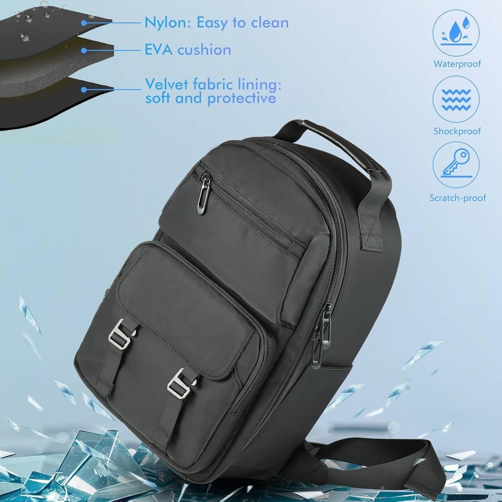 Protective Carrying Backpack for VR Headsets - Mesh Pockets for Accessories