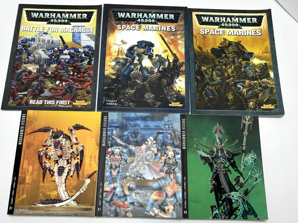Lot 27 - Warhammer 40K & CODEX Rules, Battle & Supplement Books-Games Workshop