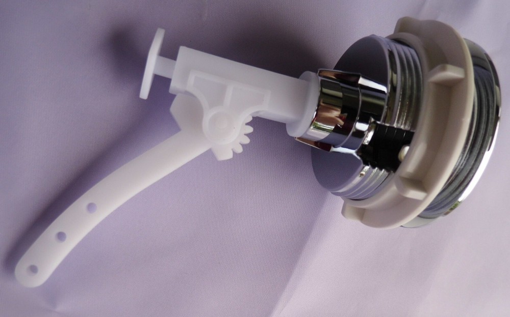 Ratchet Flush Button, Direct Single Push, 48 mm Diameter Flush Button, Top Tank