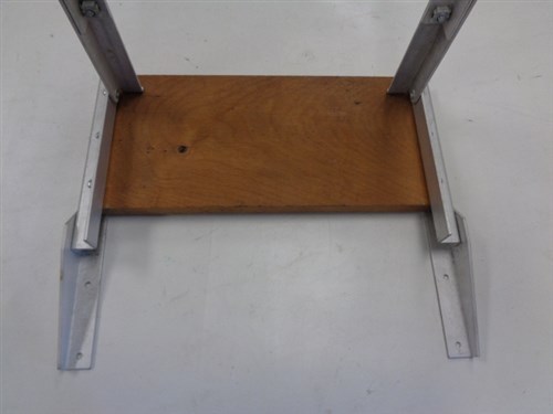 ADJUSTABLE TEAK LADDER MARINE BOAT
