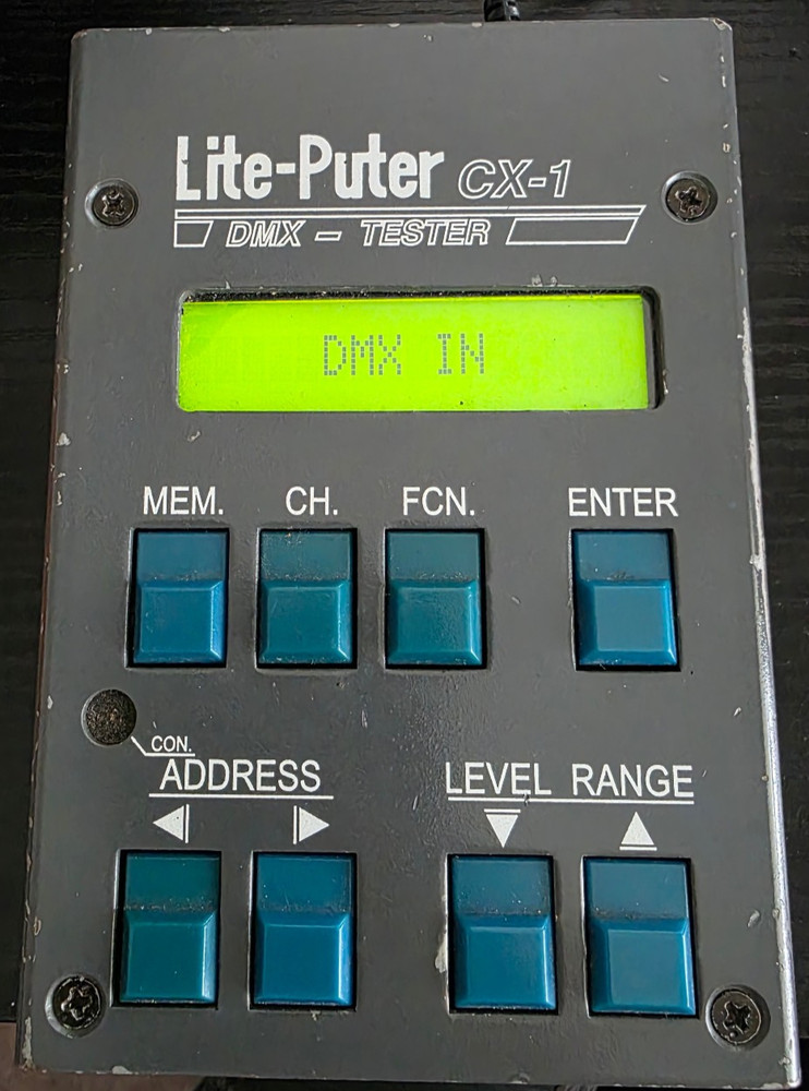 Lite Puter cx-1 DMX Tester Light Control