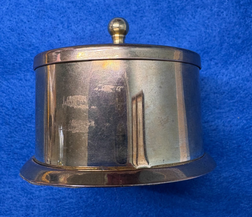 Vintage Brass Postage Stamp Coil Holder "P"