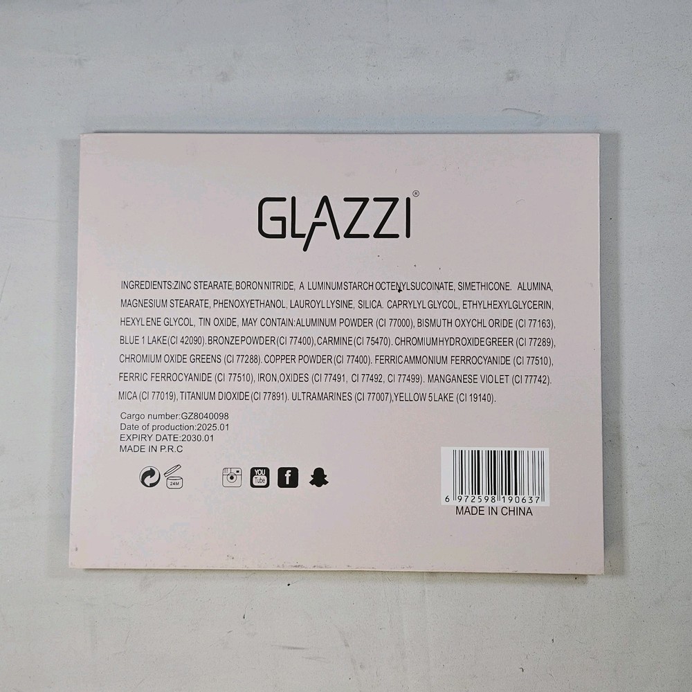 Glazzi 99 Colors Eyeshadow Palette