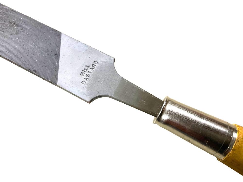 NICHOLSON TOOLS 12” MILL BASTARD METAL FILE w/ HANDLE