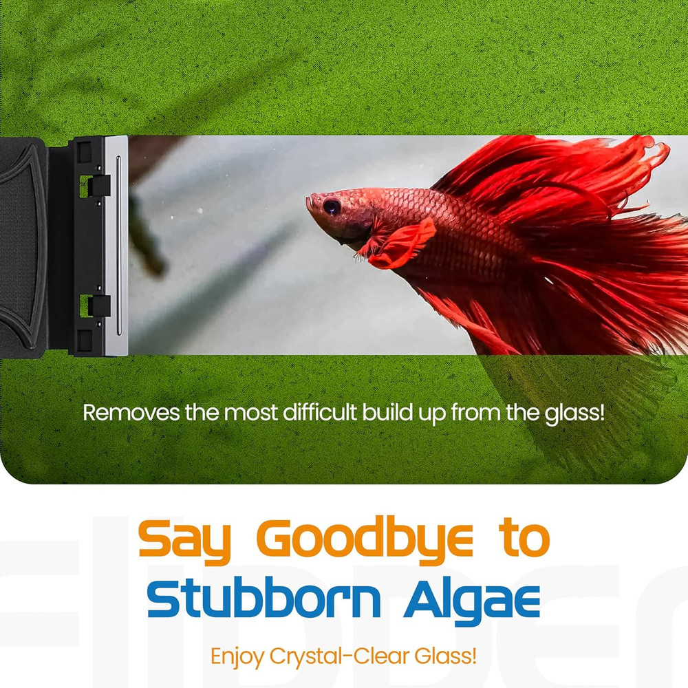 Flipper Max Aquarium Algae Remover for Fish Tank Cleaner Replacement Blades, Pac