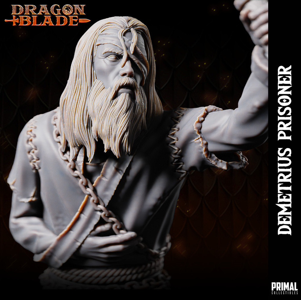 DnD Demetrius Prisoner 32mm Scale