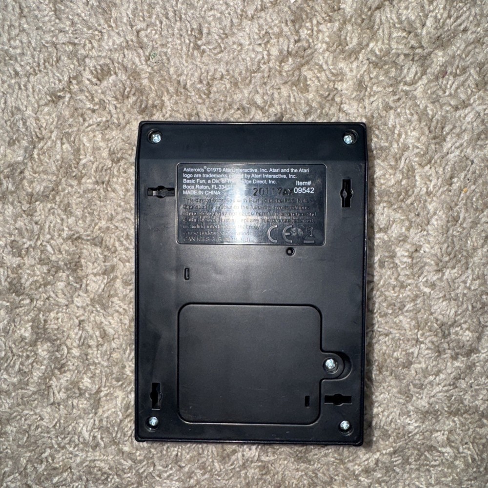 Atari Interactive Asteroids 1979 Mini Arcade Electronic Handheld Game Works