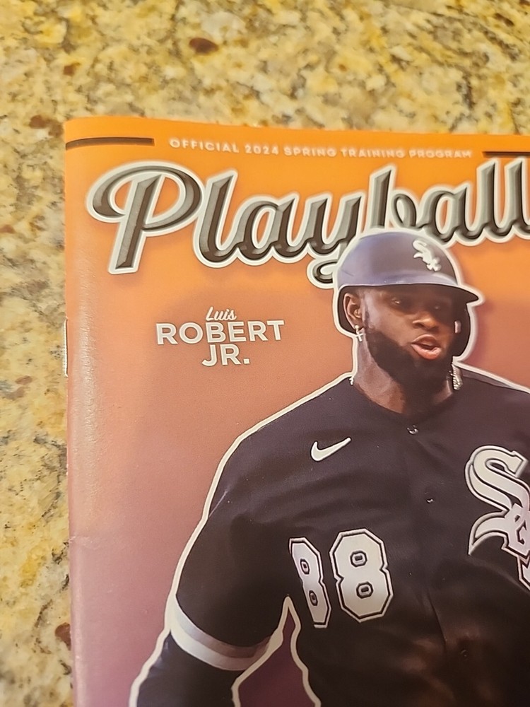 Shohei Ohtani Luis Robert Dodgers Playball Official 2024 Spring Training Program