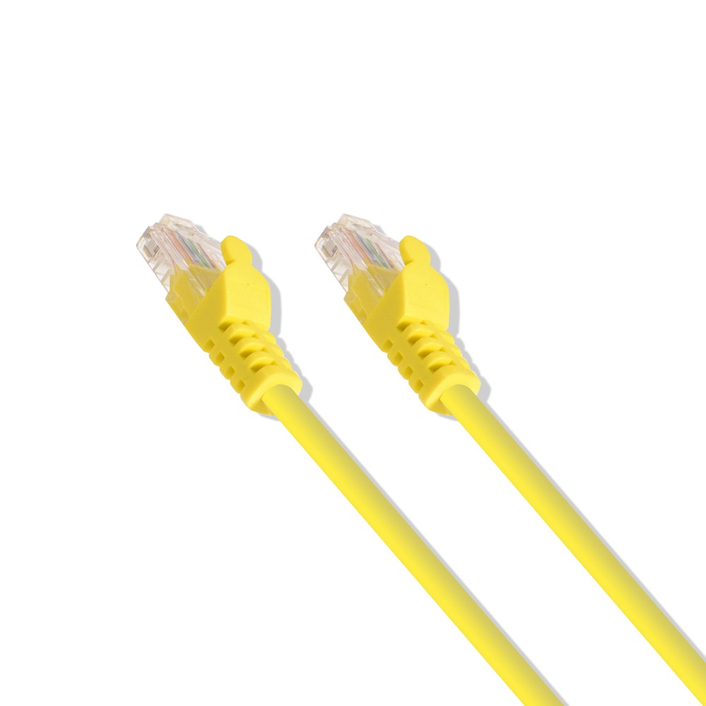 Yellow 1-foot premium Cat5e Patch LAN Ethernet Network Cable (10 Pack)